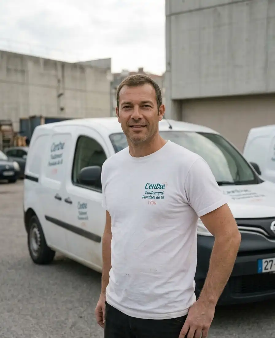 Christophe, membre de l'équipe du centre de traitement